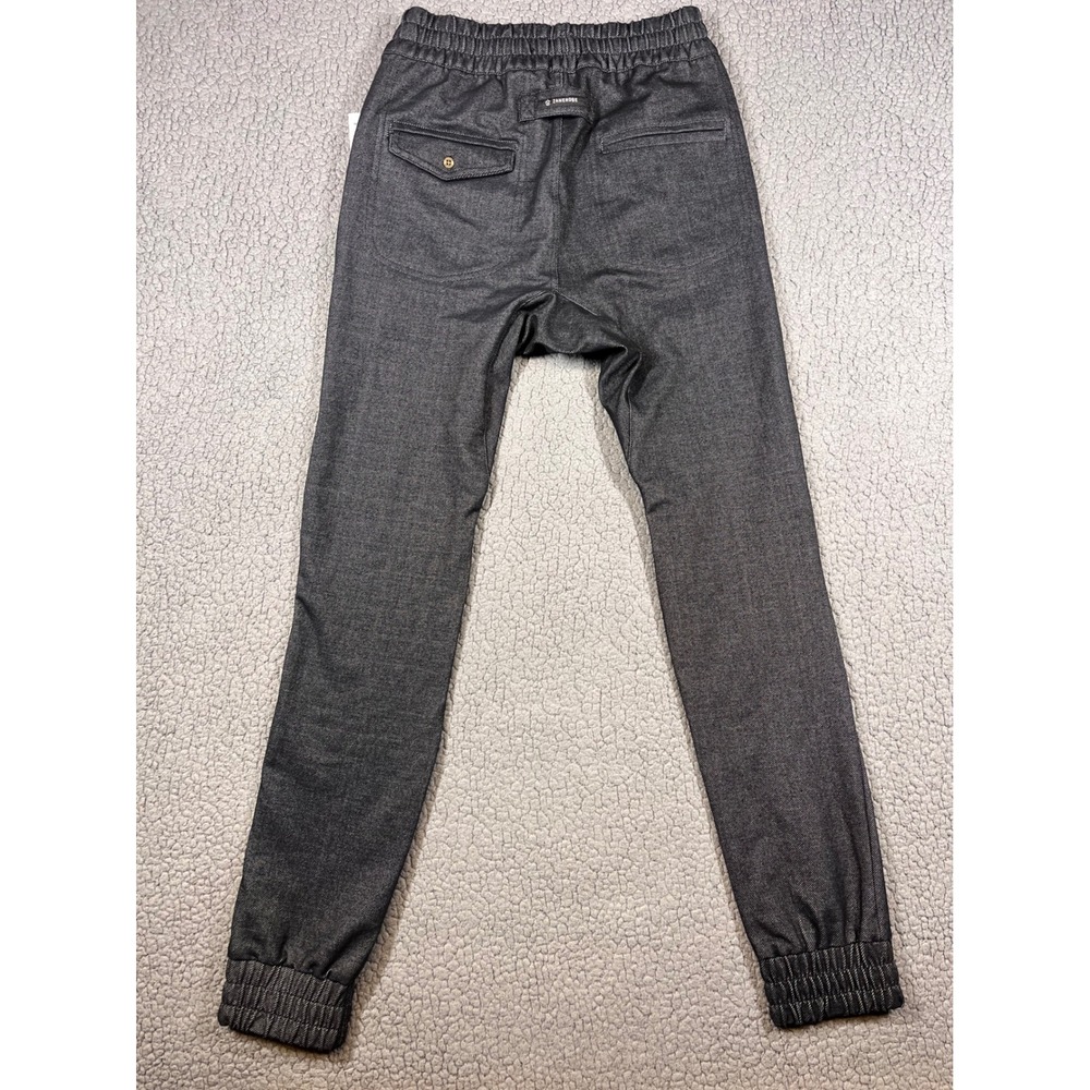 Zanerobe Sureshot Jogger Pants Mens 30 Dark Denim Indigo Elastic Waist 728MONO - Picture 4 of 10